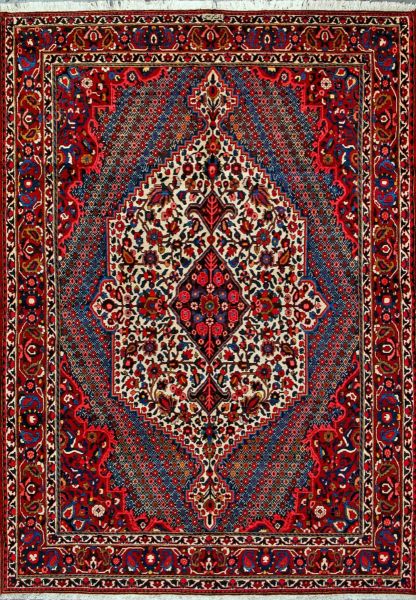 https://www.armanrugs.com/ | 6' 11" x 10' 3" Beige Bakhtiari Hand Knotted Wool Authentic Persian Rug