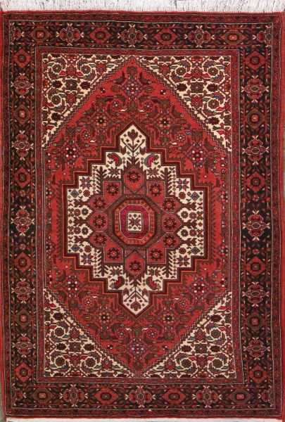 https://www.armanrugs.com/ | 3' 5" x 5' 0" Brown Bijar Hand Knotted Wool Authentic Persian Rug