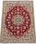 https://www.armanrugs.com/ | 3' 3" x 4' 9" Red Nain Hand Knotted Wool Authentic Persian Rug